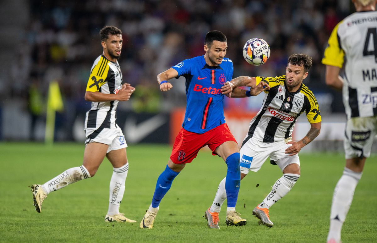 FCSB - LASK, imagini din timpul meciului, foto: Raed Krishan (GSP)