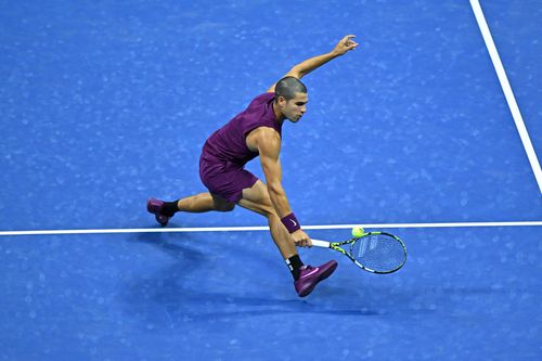 Carlos Alcaraz în acțiune la US Open FOTO Imago Images