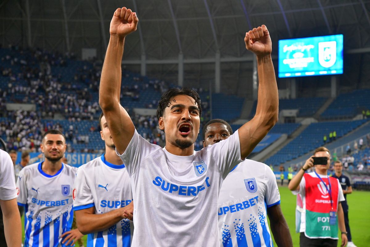 Cele mai tari imagini din seara europeană cu FCSB și Universitatea Craiova