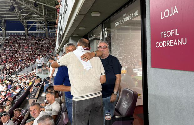 Musafiri speciali la Rapid - UTA! Cu cine s-a întreținut Mircea Lucescu în loja din Giulești