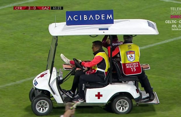 CFR CLUJ - GAZ METAN // Probleme mari pentru campioana României: Lacina Traore și Billel Omrani au părăsit terenul accidentați