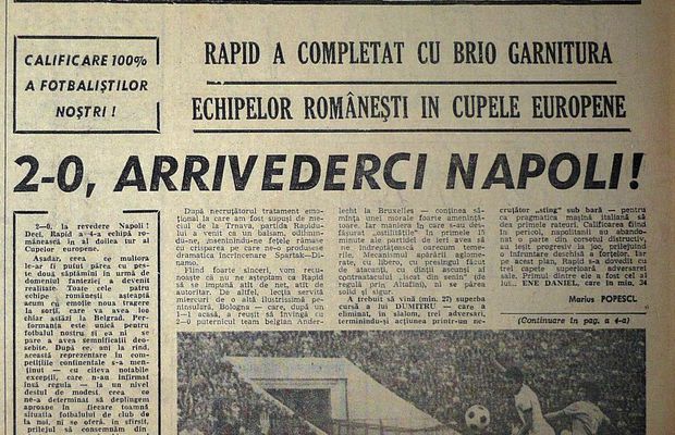 49 de ani de când Rapid mătura pe jos cu Zoff și cu Altafini. Boc: "Așa ne-am câștigat dreptul să vedem un film aproape porno la Varșovia!"