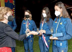 Medaliații români de la Tokyo, premiați de Familia Regală » „Românii se vor putea mândri întotdeauna cu canotorii”