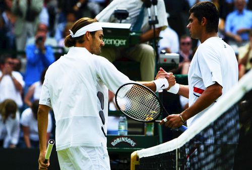 Mark Philippoussis este jucătorul împotriva căruia Roger Federer a câștigat prima sa finală de Grand Slam, la Wimbledon 2003, foto: Imago