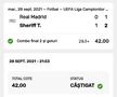 Bilete Real Madrid - Sheriff Tirapsol