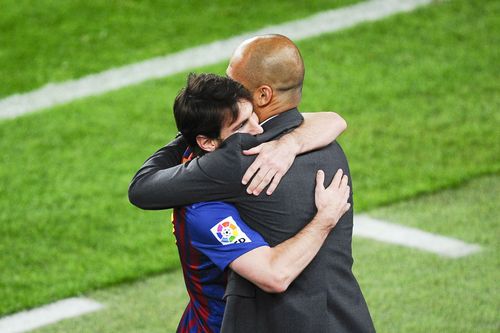 Pep Guardiola și Lionel Messi // foto: Guliver/gettyimages