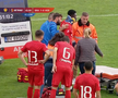 Moment șocant în Cupa României! Ambulanța a intrat pe teren după un fault criminal