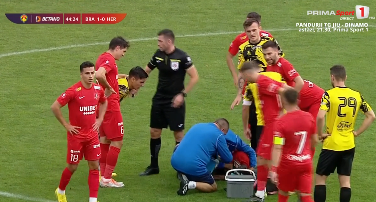 Fault brutal în FC Brașov - Hermannstadt!