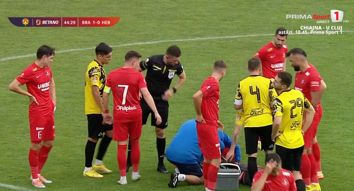 Fault brutal în FC Brașov - Hermannstadt!
