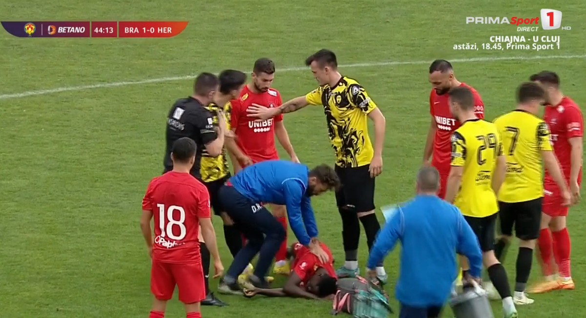 Fault brutal în FC Brașov - Hermannstadt!