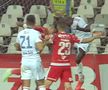 Faza controversată din Oțelul - Dinamo / Captură Digi Sport