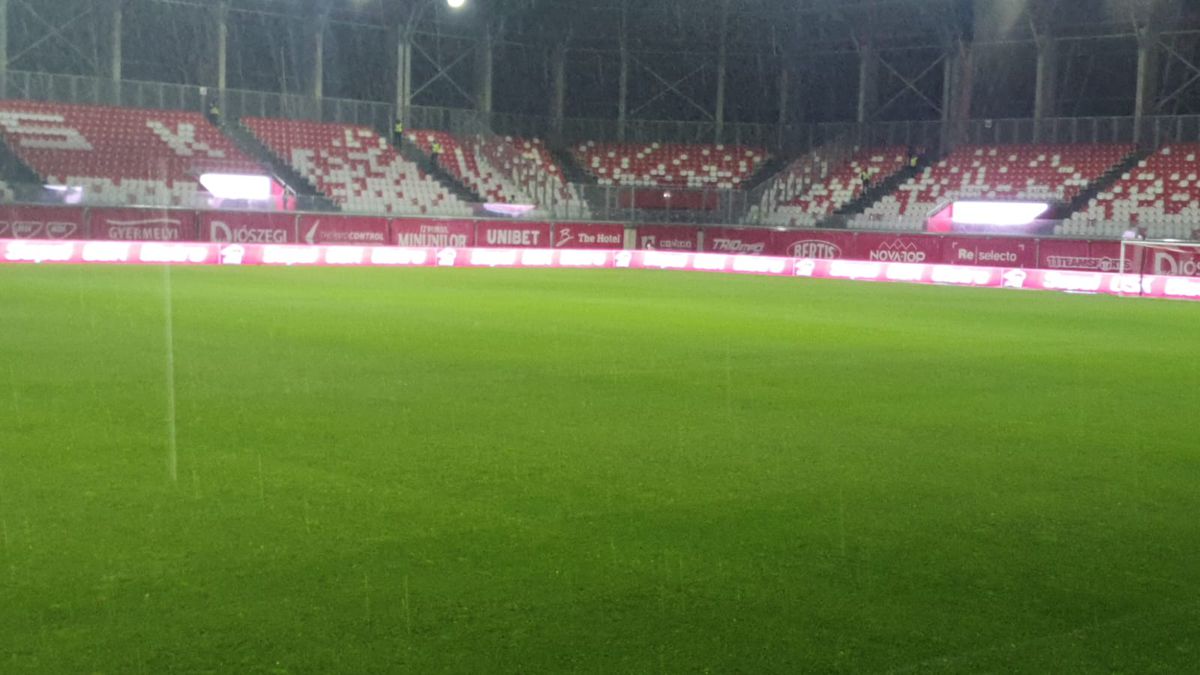 Ploaie torențială înainte de Sepsi - FCSB