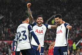 Manchester United - Tottenham 0-3 » 10 minute pentru Drăgușin în victoria impresionantă a lui Spurs pe Old Trafford