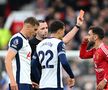 Comisia de Disciplină a schimbat decizia: ce se întâmplă cu cele 3 etape de suspendare ale lui Bruno Fernandes, eliminat direct cu Tottenham