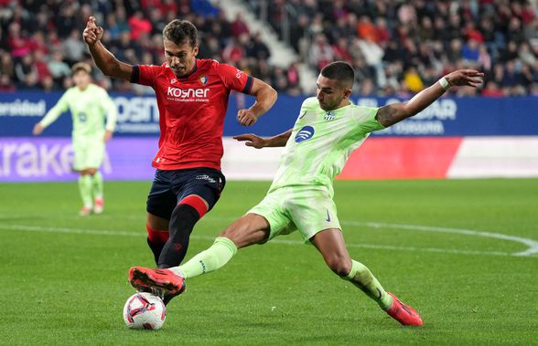 Surpriză majoră în Spania! Barcelona a încasat 4 goluri de la Osasuna