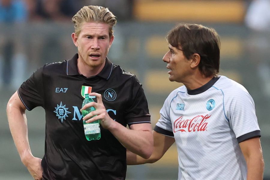 Kevin de Bruyne și Antonio Conte / Foto: Imago Belgianul troian