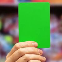 A apărut cartonașul verde