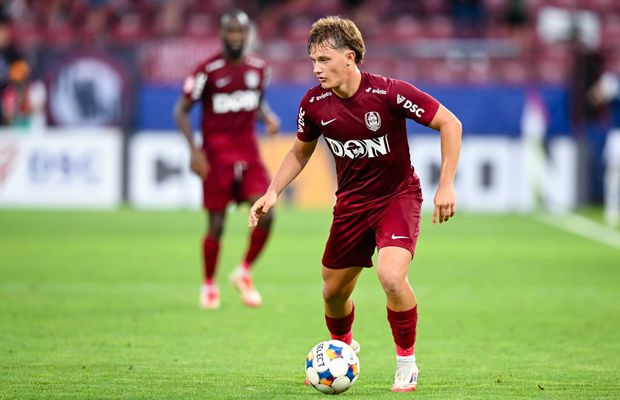 Ca Robben în vremurile de glorie! Gol de excepție după o fază de Playstation în derby-ul U Cluj - CFR