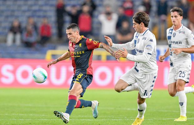 Nicolae Stanciu a jucat 26 de minute în umilința trăită de Genoa cu Lazio