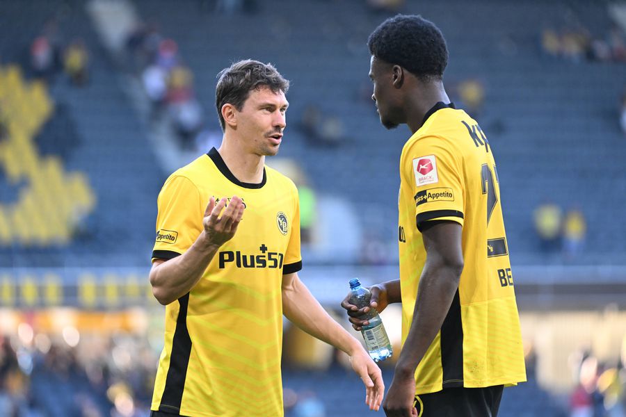 Christian Fassnacht și Chris Bedia, principalele „arme” ale celor de la YB // foto: Imago Aici poate specula FCSB cu Young Boys! » Cel mai valoros jucător lipsește, un pericol major și sistem rar în Superligă