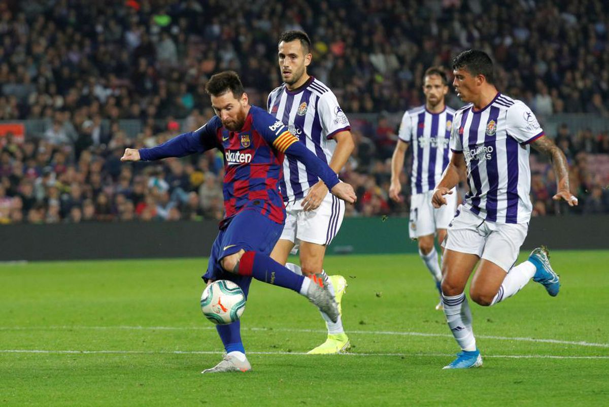 BARCELONA - REAL VALLADOLID 5-1 // VIDEO+FOTO Leo Messi perfect: două assist-uri + două goluri! Are 50 de reușite din lovitură liberă