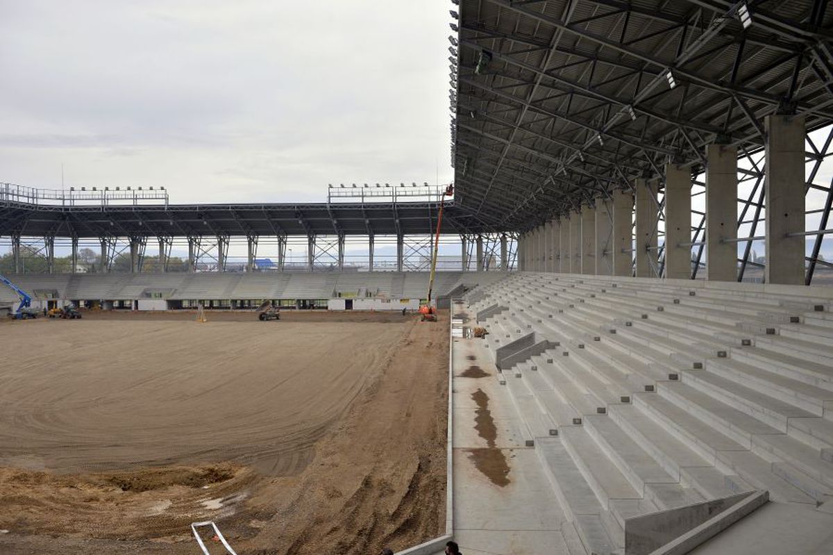 VIDEO + FOTO Imagini de la cel mai nou stadion din Liga 1: „Investiția totală va fi între 20 și 25 de milioane de euro” » Va fi inaugurat în vară cu o echipă de Champions League