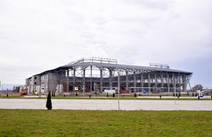 VIDEO + FOTO Imagini de la cel mai nou stadion din Liga 1: „Investiția totală va fi între 20 și 25 de milioane de euro” » Va fi inaugurat în vară cu o echipă de Champions League