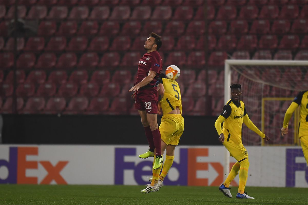 CFR Cluj - Young Boys 1-1. Cristi Bălgrădean, declarații tari: „Ne-au tocat elvețienii” » Cum a descris golul primit