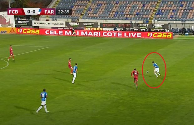 Ce golazo! Reușită uluitoare în FC Botoșani - Farul » Hagi, în extaz