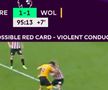 Gestul reprobabil pentru care Diego Costa a văzut „roșul” în prelungirile meciului Brentford - Wolverhampton