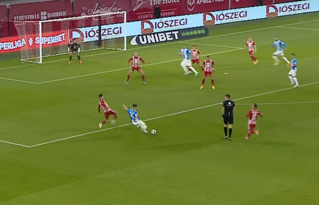 Gol fabulos în Sepsi - Universitatea Craiova, la vinclu!