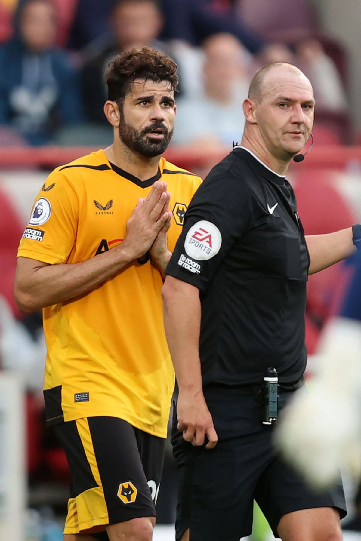 Gestul reprobabil pentru care Diego Costa a văzut „roșu” în prelungirile meciului Brentford - Wolverhampton