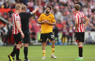 Gestul reprobabil pentru care Diego Costa a văzut „roșu” în prelungirile meciului Brentford - Wolverhampton