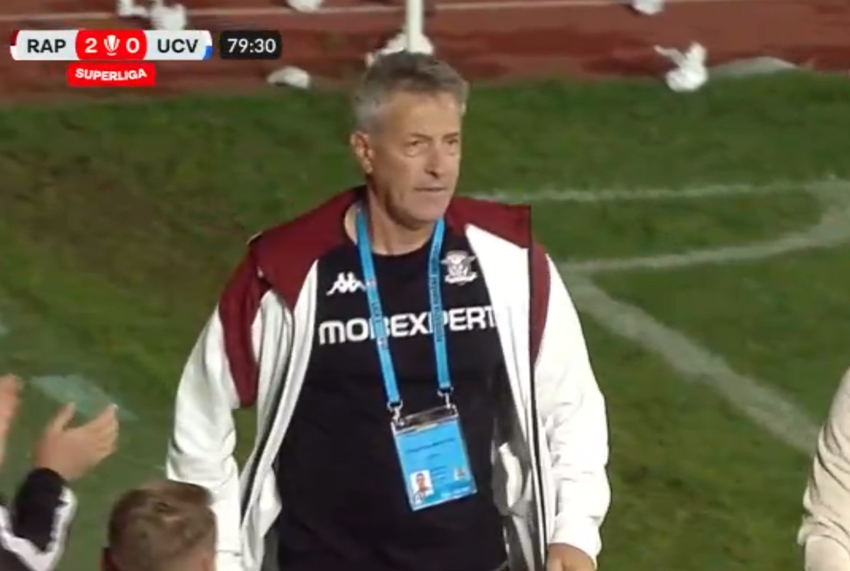 La Rapid s-a accidentat până și antrenorul! Bergodi: „Am simțit ceva când am fugit acolo. A fost o descătușare” 