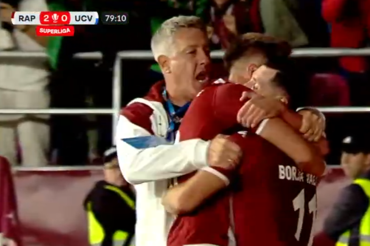 La Rapid s-a accidentat până și antrenorul! Bergodi: „Am simțit ceva când am fugit acolo. A fost o descătușare” 