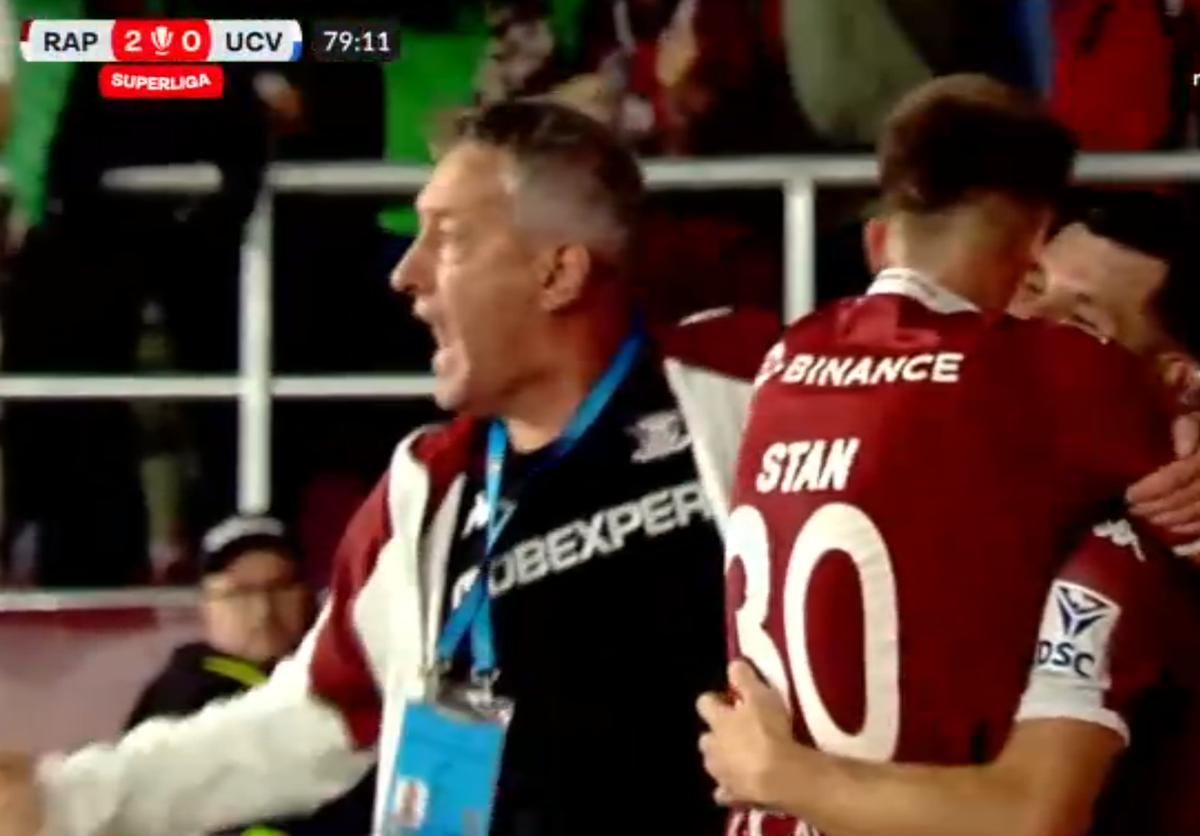 La Rapid s-a accidentat până și antrenorul! Bergodi: „Am simțit ceva când am fugit acolo. A fost o descătușare” 