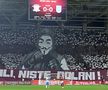 Scenografia afișată de rapidiști la derby-ul cu CSU Craiova / foto: GSP