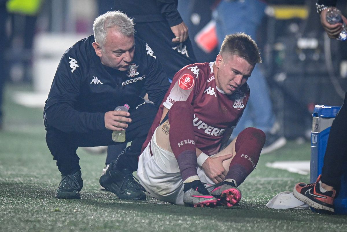 Săpunaru, veste proastă după Rapid - CSU Craiova 2-0: „Are ruptură”