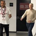 Mihai Rotaru, ieșind din vestiarul Craiovei înainte de meciul cu Rapid