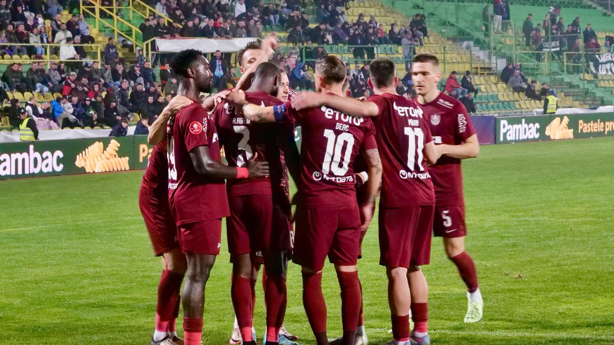 FC Argeș - CFR Cluj, în grupele Cupei României: imagini de la stadion