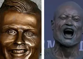 Efectul Ronaldo » O statuie dezvelită în onoarea jucătorului legendar a devenit virală: „Nu are nicio legătură cu realitatea”