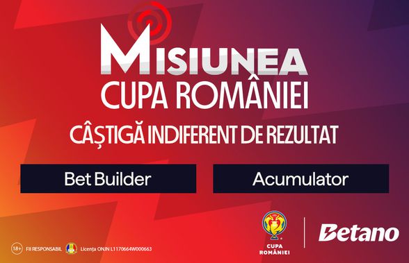 Dinamo – FCSB, derby cu repetiție. Pe Cupa României Betano câștigi indiferent de rezultat!