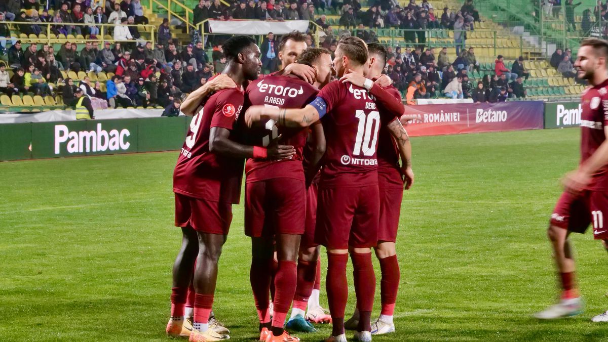 FC Argeș - CFR Cluj, în grupele Cupei României: imagini de la stadion