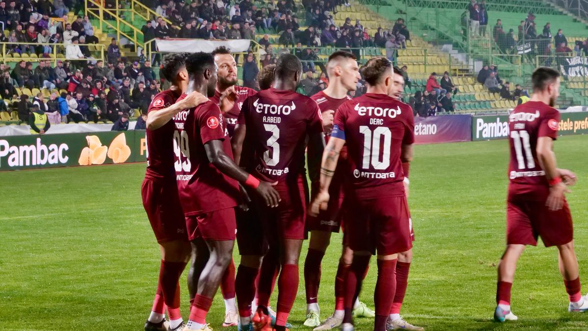 FC Argeș - CFR Cluj, în grupele Cupei României: imagini de la stadion