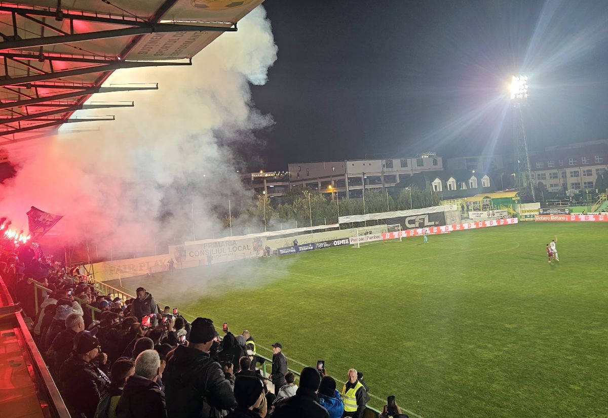 FC Argeș - CFR Cluj, în grupele Cupei României: imagini de la stadion