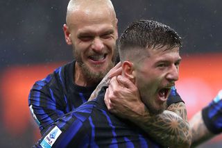 Inter - Fiorentina 3-0 » Prestație convingătoare a elevilor lui Cristi Chivu: Inter urcă pe podium în Serie A