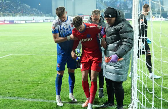 Diagnosticul primit de David Miculescu: cât lipsește după ce a ajuns la spital în Cupa României