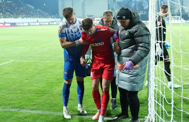 Diagnosticul primit de David Miculescu: cât lipsește după ce a ajuns la spital în Cupa României