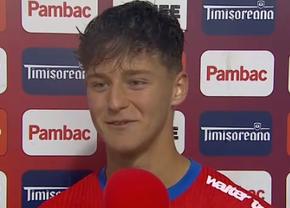 Andrei Dăncuș, 16 ani, în premieră titular la FCSB: „Ce notă mi-aș da?”