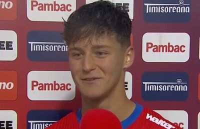 Andrei Dăncuș, 16 ani, în premieră titular la FCSB: „Ce notă mi-aș da?”